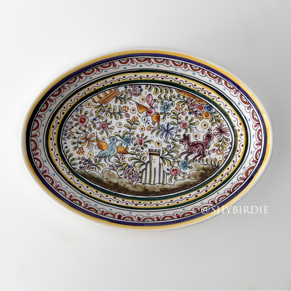 Genuine Portuguese Artisan Handcrafted Painted Bowl